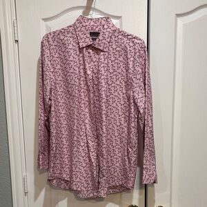 Pink Patterned Men's Shirt